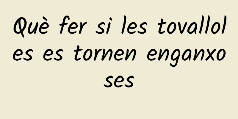 Què fer si les tovalloles es tornen enganxoses