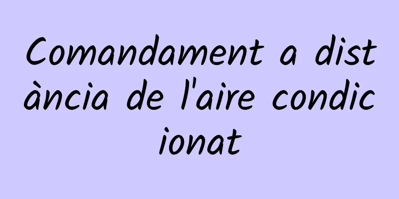 Comandament a distància de l'aire condicionat
