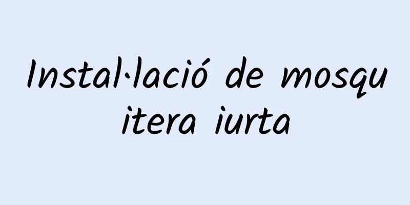 Instal·lació de mosquitera iurta