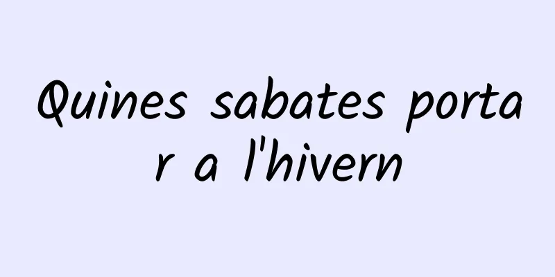 Quines sabates portar a l'hivern