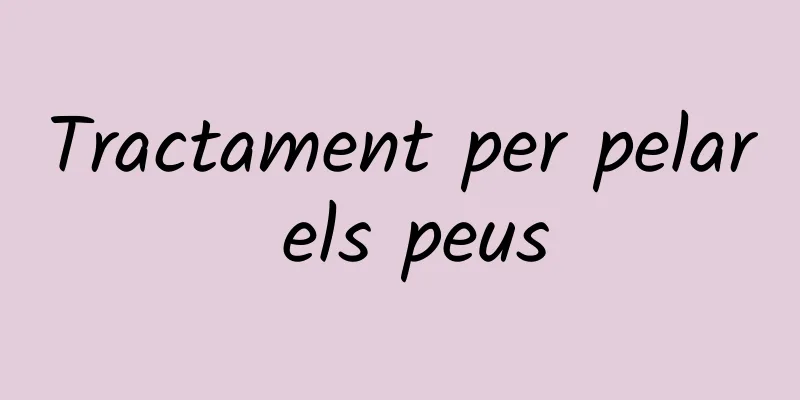 Tractament per pelar els peus