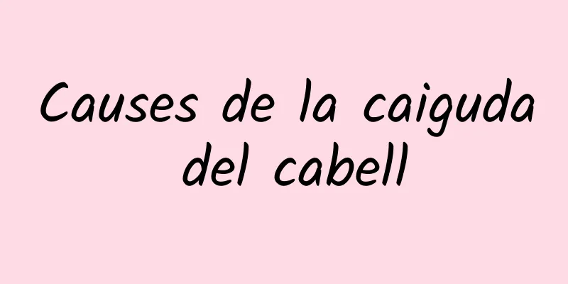 Causes de la caiguda del cabell