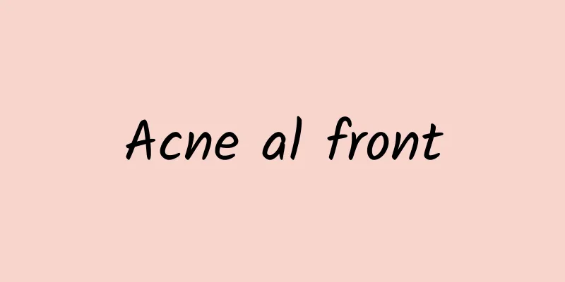 Acne al front