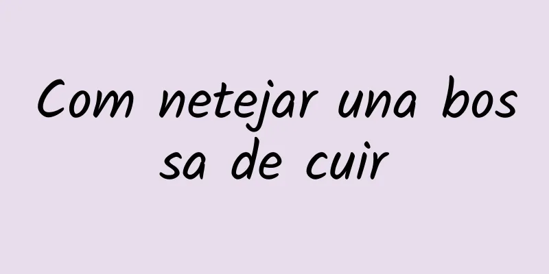 Com netejar una bossa de cuir