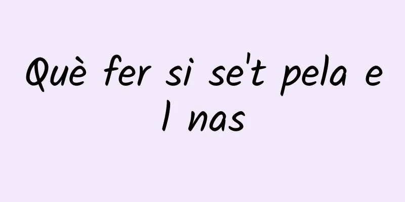 Què fer si se't pela el nas