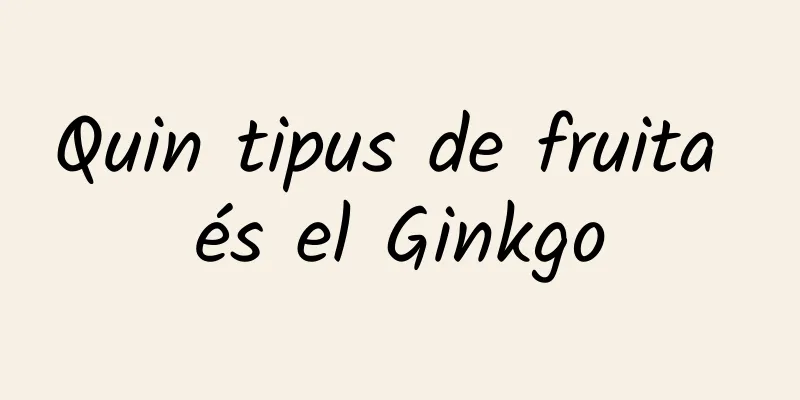 Quin tipus de fruita és el Ginkgo