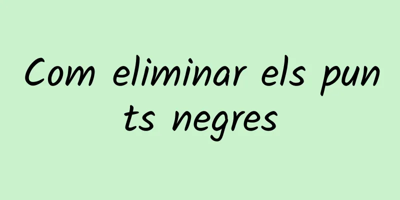 Com eliminar els punts negres