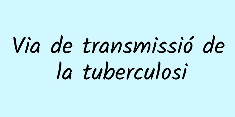 Via de transmissió de la tuberculosi