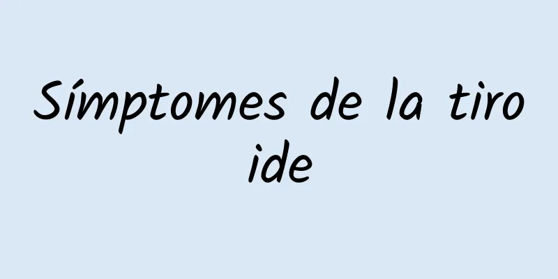 Símptomes de la tiroide