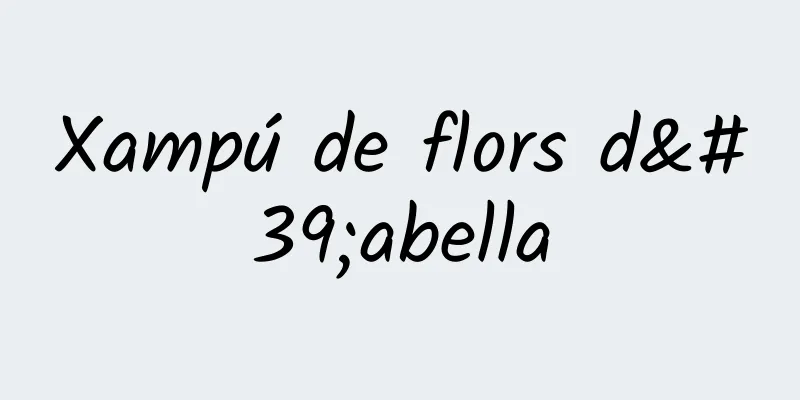 Xampú de flors d'abella