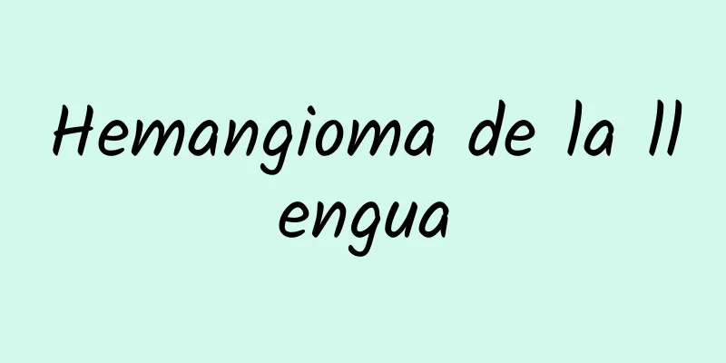 Hemangioma de la llengua
