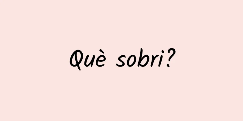 Què sobri?