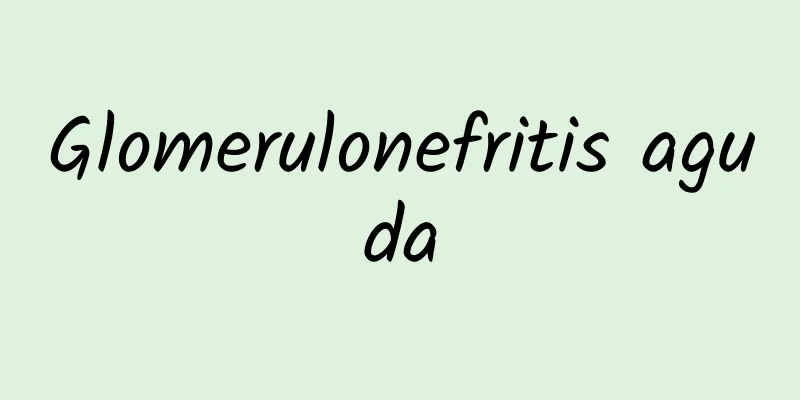 Glomerulonefritis aguda