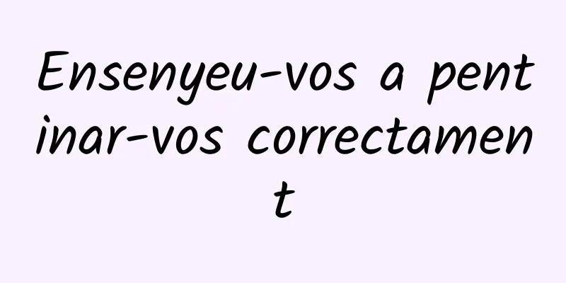 Ensenyeu-vos a pentinar-vos correctament