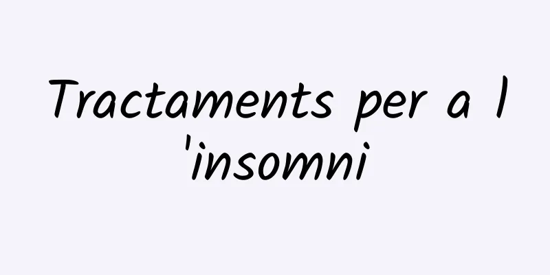 Tractaments per a l'insomni