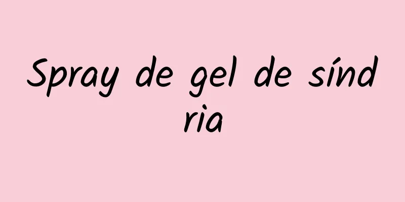 Spray de gel de síndria