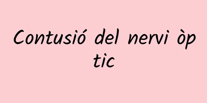Contusió del nervi òptic