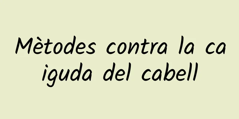 Mètodes contra la caiguda del cabell