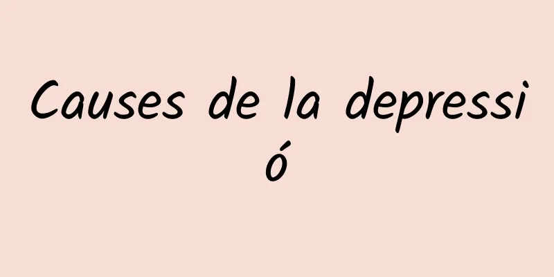 Causes de la depressió