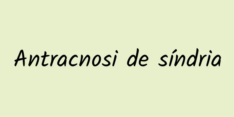 Antracnosi de síndria
