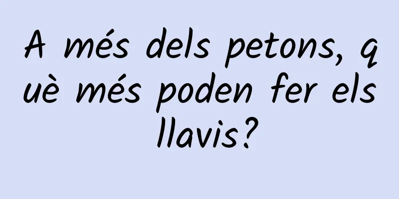 A més dels petons, què més poden fer els llavis?