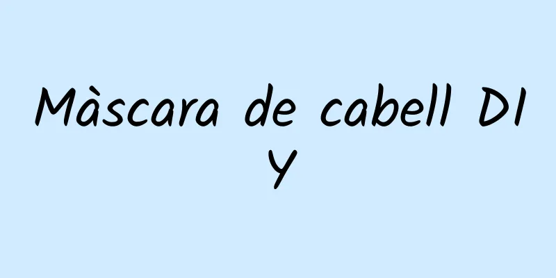 Màscara de cabell DIY