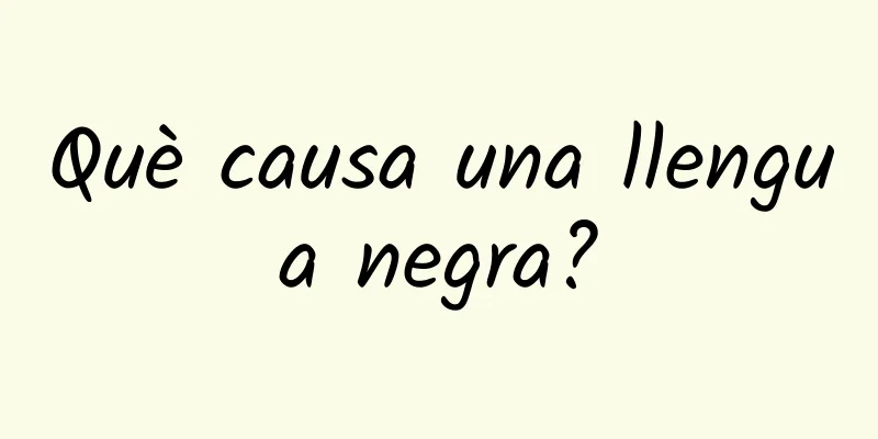 Què causa una llengua negra?