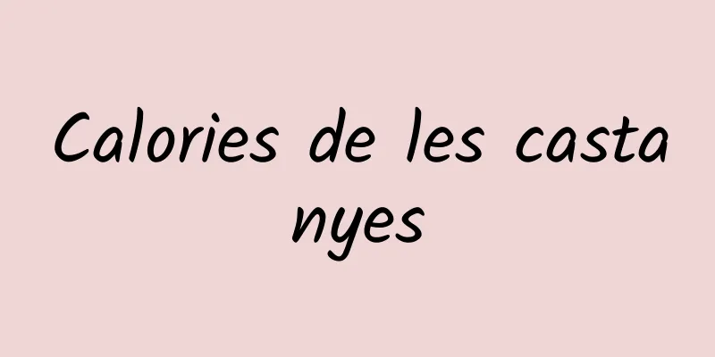 Calories de les castanyes