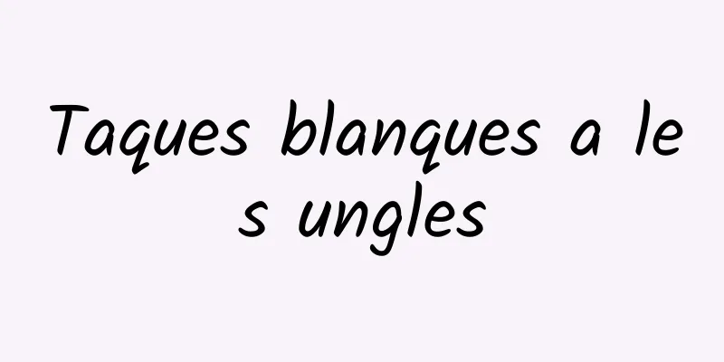 Taques blanques a les ungles