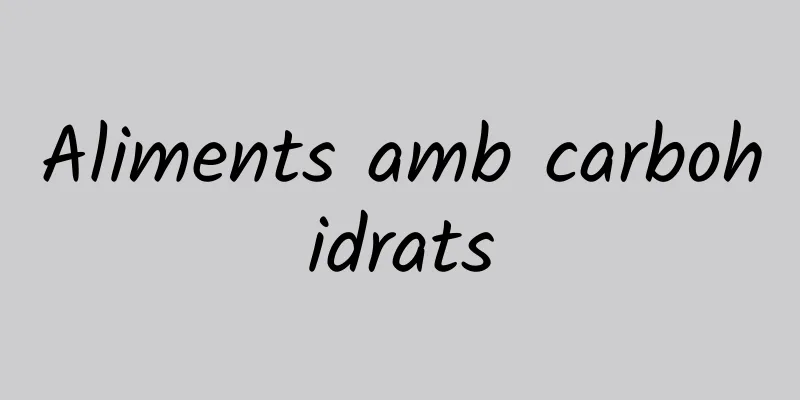 Aliments amb carbohidrats