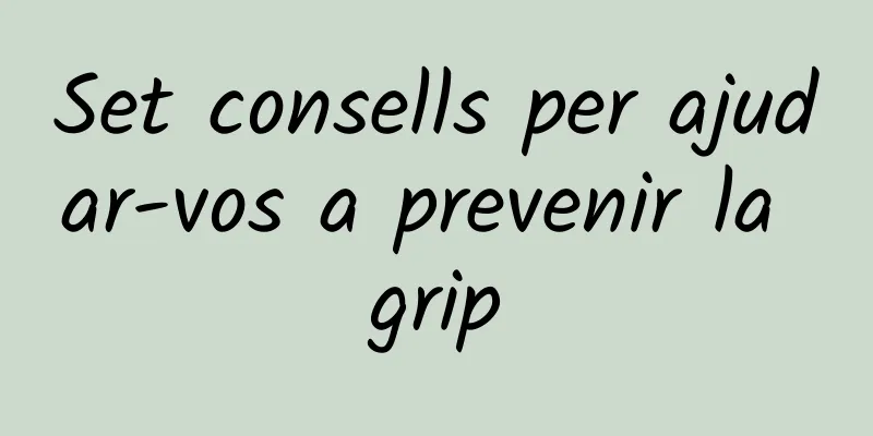 Set consells per ajudar-vos a prevenir la grip