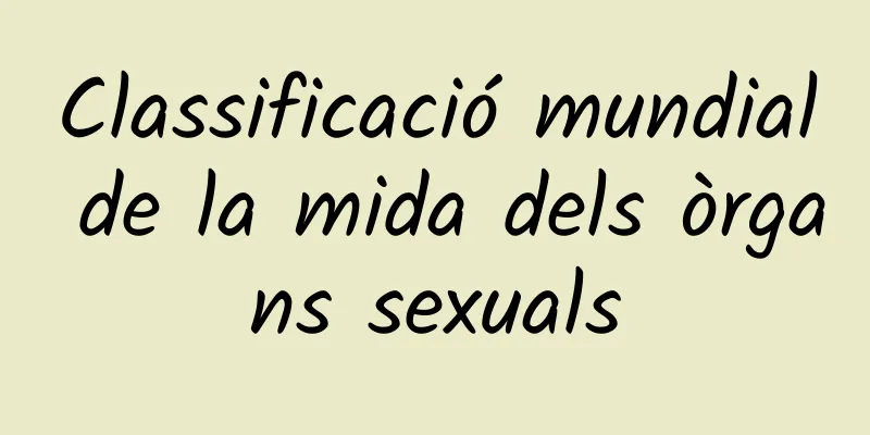 Classificació mundial de la mida dels òrgans sexuals