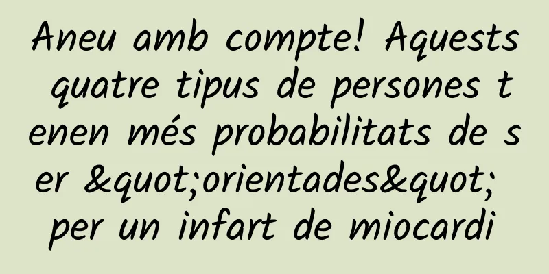 Aneu amb compte! Aquests quatre tipus de persones tenen més probabilitats de ser "orientades" per un infart de miocardi