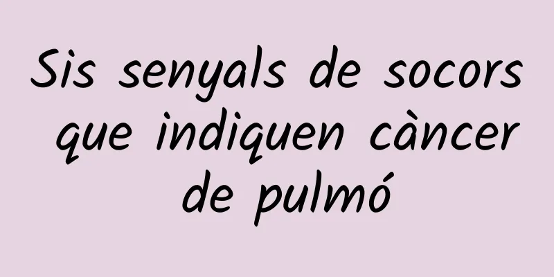 Sis senyals de socors que indiquen càncer de pulmó