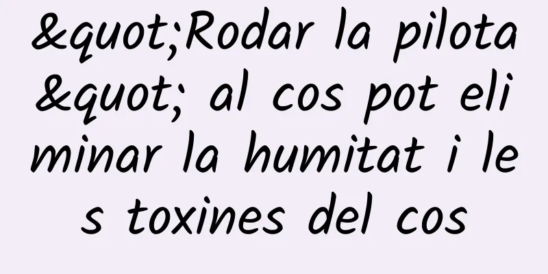 "Rodar la pilota" al cos pot eliminar la humitat i les toxines del cos