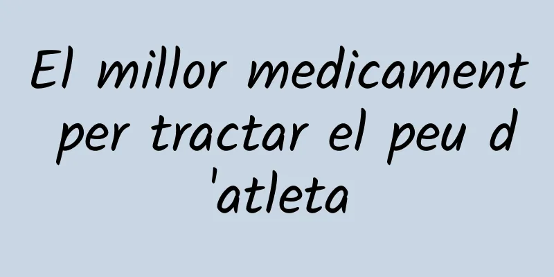 El millor medicament per tractar el peu d'atleta