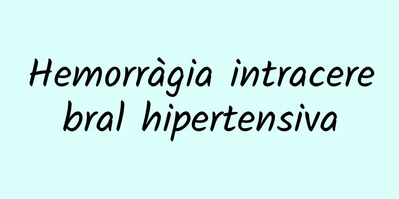 Hemorràgia intracerebral hipertensiva
