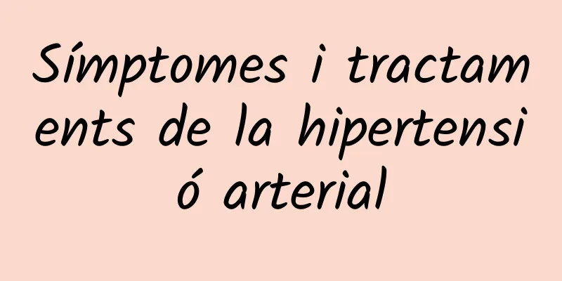 Símptomes i tractaments de la hipertensió arterial