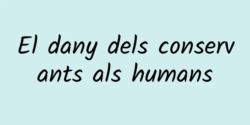 El dany dels conservants als humans