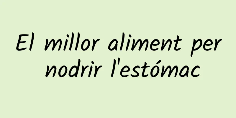 El millor aliment per nodrir l'estómac