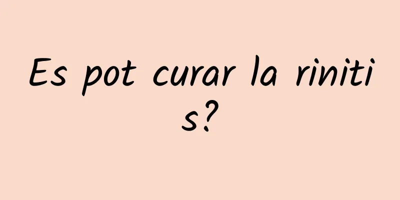 Es pot curar la rinitis?