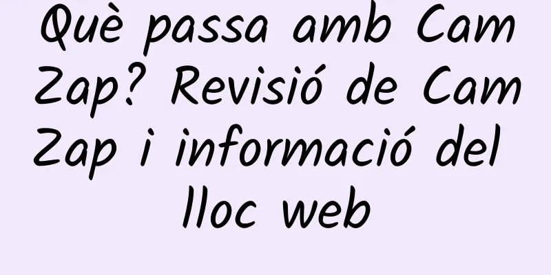 Què passa amb CamZap? Revisió de CamZap i informació del lloc web