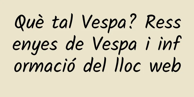Què tal Vespa? Ressenyes de Vespa i informació del lloc web