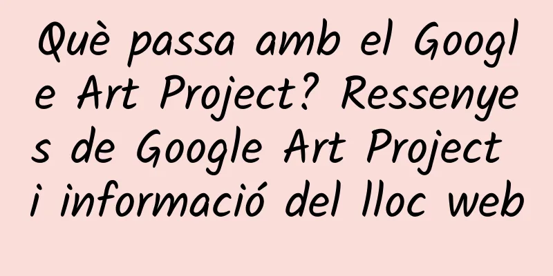 Què passa amb el Google Art Project? Ressenyes de Google Art Project i informació del lloc web