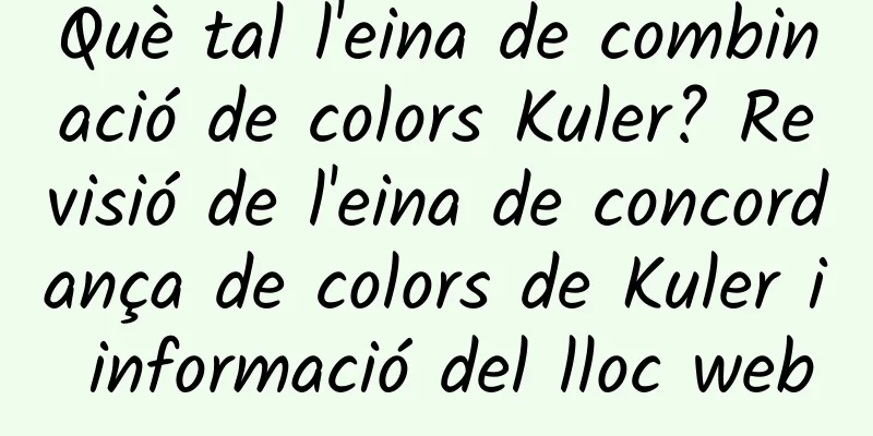 Què tal l'eina de combinació de colors Kuler? Revisió de l'eina de concordança de colors de Kuler i informació del lloc web
