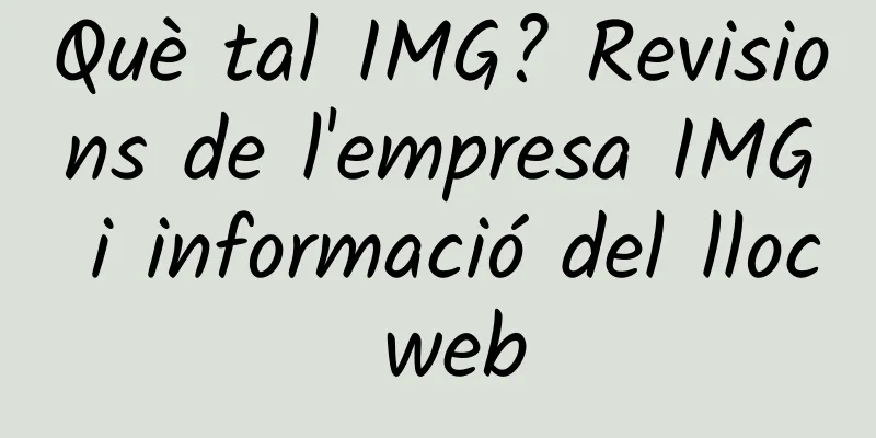 Què tal IMG? Revisions de l'empresa IMG i informació del lloc web