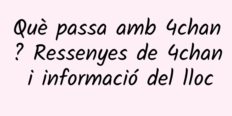 Què passa amb 4chan? Ressenyes de 4chan i informació del lloc