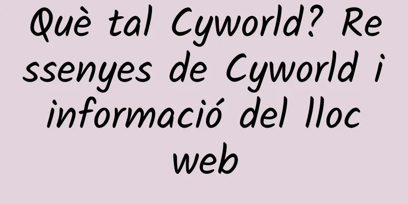 Què tal Cyworld? Ressenyes de Cyworld i informació del lloc web