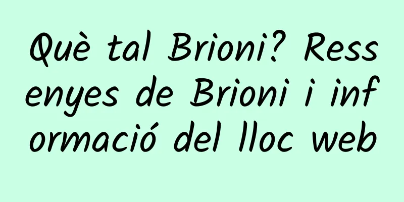 Què tal Brioni? Ressenyes de Brioni i informació del lloc web
