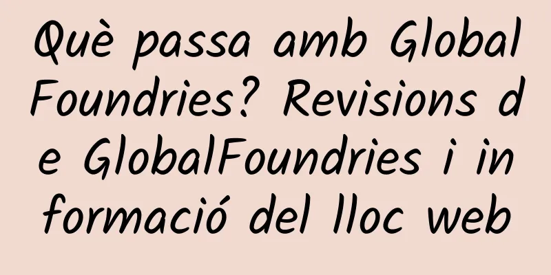 Què passa amb GlobalFoundries? Revisions de GlobalFoundries i informació del lloc web